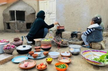 Winter special routine Delicious chicken recipe+ high protein Dalia village life oat recipe