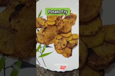 Potato Fry || Alu Fry.. Healthy Snacks.. #shorts #shortvideo  #recipe #snacks
