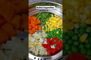 Steam Vegetables For Weight Loss | #shorts #shortvideo #youtubeshorts #steam  #weightloss #healthy