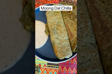 High Protein Breakfast Recipe | Healthy Breakfast Recipe | Moong Dal Chilla #chilla #viralvideo