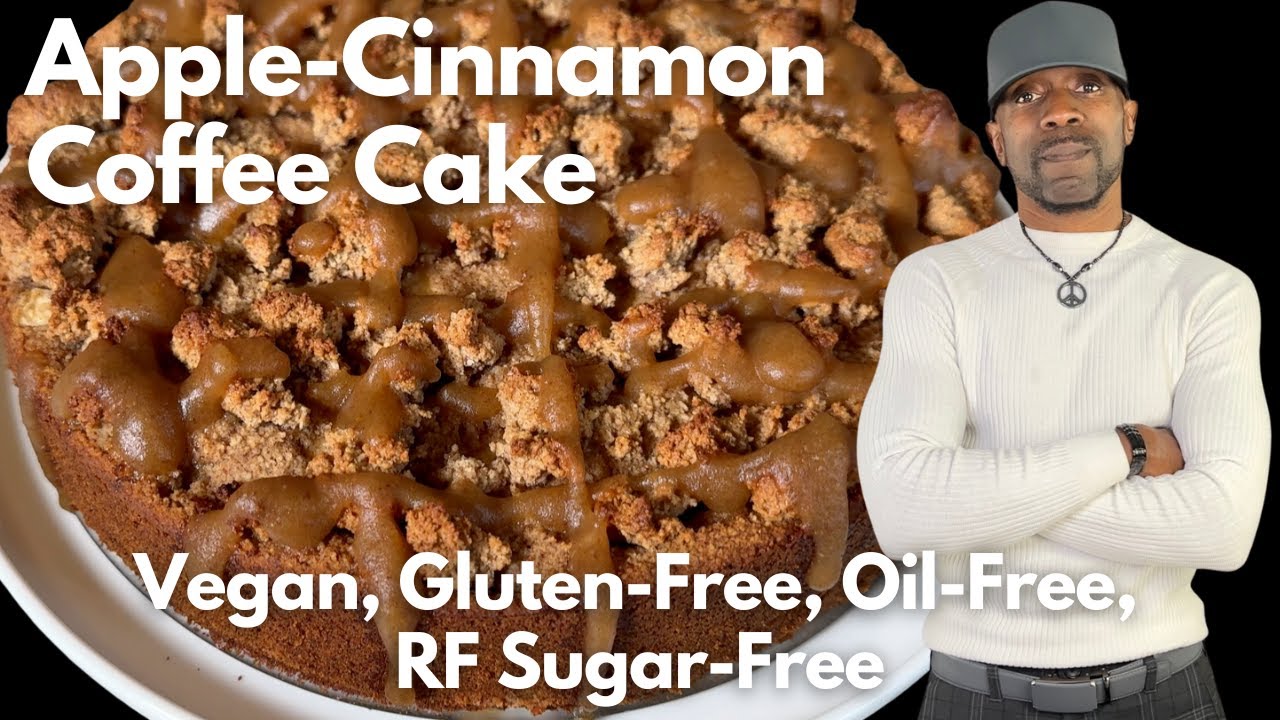 Apple – Cinnamon Coffee Cake – Vegan, Gluten-Free, Oil-Free, Refined Sugar-Free Apple - Cinnamon Coffee Cake - Vegan, Gluten-Free, Oil-Free, Refined Sugar-Free