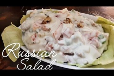 Russian Salad recipe|Healthy tasty salad recipe| Authentic Russian Salad recipe|by food with shimmi
