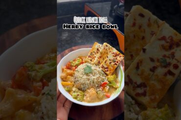 Veggie and paneer rice bowl #ricebowl #ricebowls #lunchrecipe #easyrecipe #shorts #trendingshorts