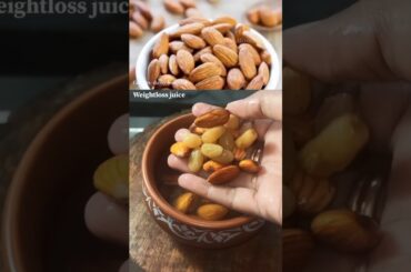 Weightloss Dry Fruit Juice Recipe Morning healthy breakfast juice #food #short #shortsfeed #video