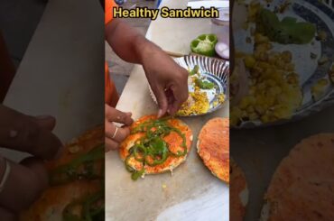 Health Sandwich | Streetfood of India  #kolkatastreetfoods #corn #cornrecipes #friedfood