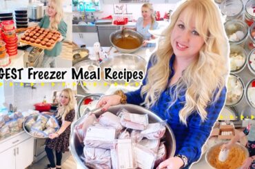 FILLING My FREEZER 800+ MASSIVE FREEZER MEALS from SCRATCH Recipe Compilation!