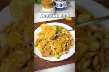 Khakhra bhel | Healthy Recipes Ep-10/100 #snacks #indiansnack #recipe #shorts