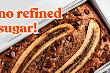Healthy Banana Bread Recipe | No Refined Sugar