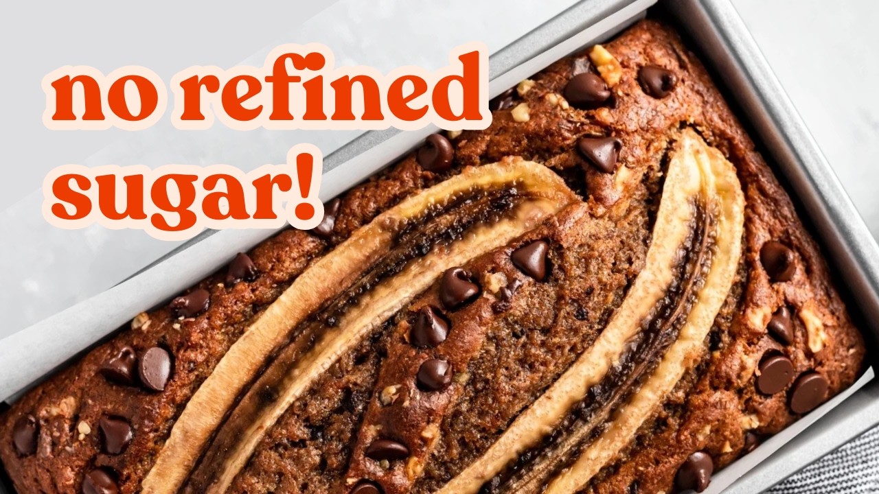 Healthy Banana Bread Recipe | No Refined Sugar Healthy Banana Bread Recipe | No Refined Sugar