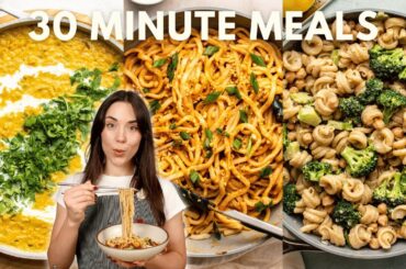 30 Minute Vegan Meals (Healthy + Easy!)