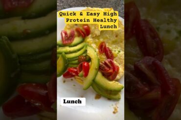 Quick and easy high protein healthy lunch #shorts #shortvideo #healthy #lunch