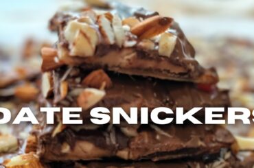 DATE SNICKERS Recipes - with Just 4 ingredients | Healthy Kids snack recipe