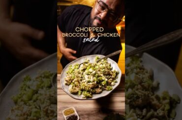 Delicious Chicken and Broccoli Salad Recipe You’re Going to Love! #easyrecipes #shorts #salad