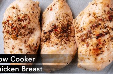 Effortless Slow Cooker Chicken Breasts | Healthy & Delicious Dinner Ideas - Hungry Healthy Happy