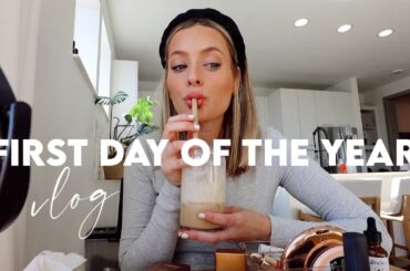 FIRST DAY of the YEAR | healthy protein recipes, prioritizing myself, & implementing wellness habits