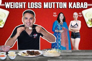 Weight Loss Mutton Kabab Recipe | Healthy Kebab Recipes | Indian Non Veg Diet by Richa