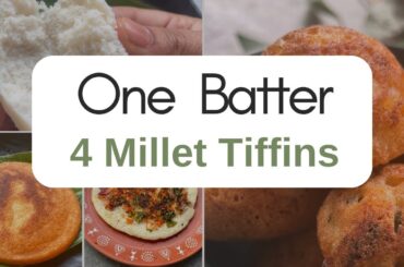 Prepare One Batter & get 4 Healthy Breakfast Recipes!!