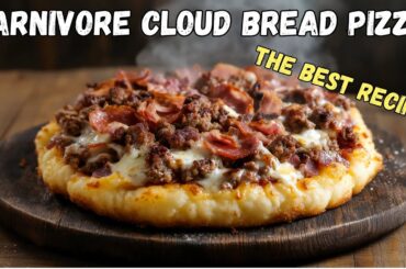 Ultimate Carnivore Cloud Bread Pizza Recipe | Low Carb Perfection With Cottage Cheese