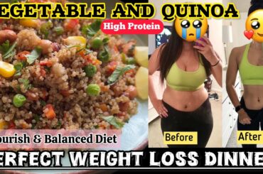 High Protein Quinoa for Weight Loss | Vegetable Quinoa Recipe for Weight Loss |Quinoa Recipe #quinoa