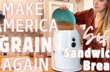 The HEALTHIEST change you can make this year | Soft sandwich bread recipe from freshly milled wheat