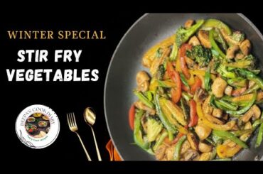 Healthy  Stir Fry Vegetables | Weight Loss Recipe | Quick & Easy Dinner Recipe #deepascookdiary