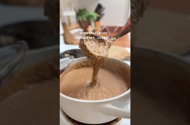 some champorado breakfast inspo! #asmr #breakfast #food #foodie #lifestyle #healthy #shorts #cooking