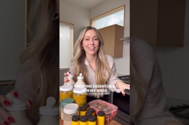 PREPPING HEALTHY ESSENTIALS FOR MY WEEK