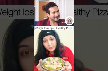 Stop your cravings with eating this Healthy Pizza | weight loss Tips #shorts #themanjeetrani #pizza