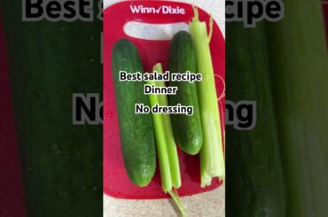 Easy Dinner Salad Recipe | Quick & Healthy Salad in 5 Minutes! #viral #EasyDinner #HealthySalad #mom