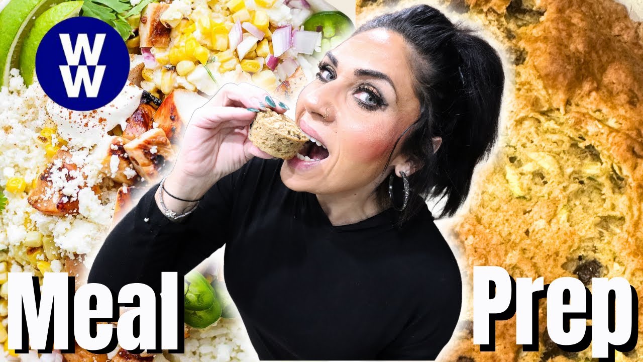 HEALTHY CLEAN EATING WW MEAL PREP -OATMEAL MUFFINS -STREET CORN CHICKEN BOWL & ZUCCHINI BANANA BREAD HEALTHY CLEAN EATING WW MEAL PREP -OATMEAL MUFFINS -STREET CORN CHICKEN BOWL & ZUCCHINI BANANA BREAD