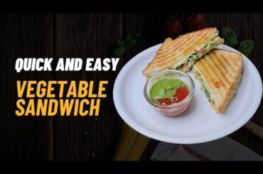 Vegetable Sandwich | Cheesy | Quick Recipe | Cooking Channel | Easy Recipe | Delicious