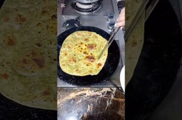 Bathwe ka paratha mazedar or healthy #cooking #harimirch #khana #ameena's studio#redchilli