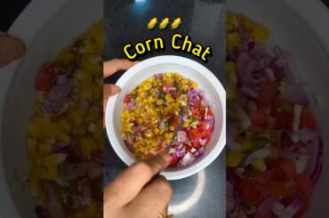 Corn Chat recipe | Easy evening snacks | Healthy and delicious