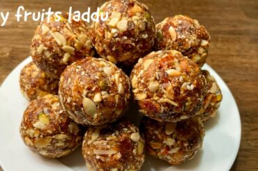 Dry fruit laddu | No sugar , No jaggery Healthy Dry fruit laddu recipe | Energy balls
