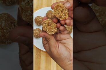 Simple And Healthy Breakfast Recipe | Peanut Laddoo | #shorts #viral #parisflavourfulkitchen