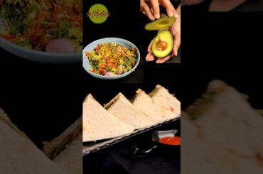 Avocado Sandwich for Weight Loss in ASMR #shorts #recipe #asmrcooking #avocado