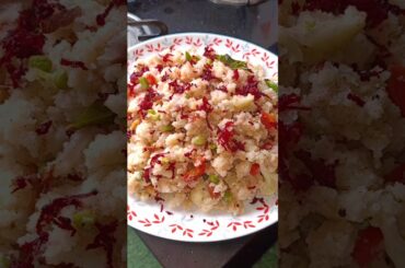 Healthy Upma Recipe #soojiupma #breakfast #youtubeshorts