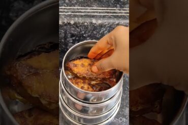 Today's lunch box : #fish kulambu #fish fry #ytshorts #trendingshorts #viralvideo