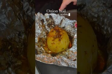Onion Boil (But Make It Healthy) #healthyhacks #onionboil #healthyrecipes #onionrecipe #cookwithme