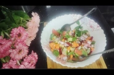 High-protein rich healthy salad for weight loss