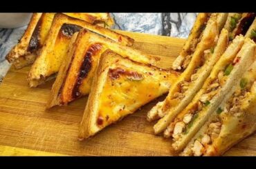 healthy breakfast ideas | easy breakfast recipes |chicken breast sandwich recipe