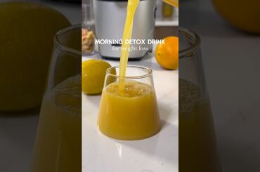 Kickstart your mornings with this Detox Drink for Weight Loss #weightloss #determination