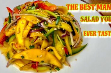 Mango Salad Recipe | Quick, Healthy, & Irresistibly Refreshing! | Vibrant Summer Salad