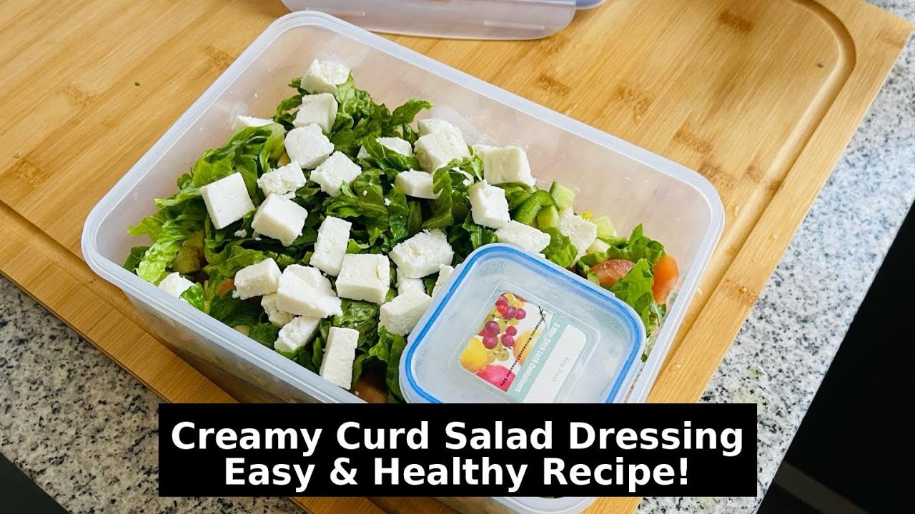 How to make Creamy Salad Dressing at Home | Quick and Healthy Salad Sauce Recipe using Curd How to make Creamy Salad Dressing at Home | Quick and Healthy Salad Sauce Recipe using Curd