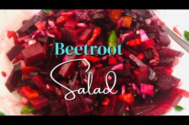 Beetroot Salad | Healthy Weight loss salad | Mangalorean traditional wedding & Festival style Salad