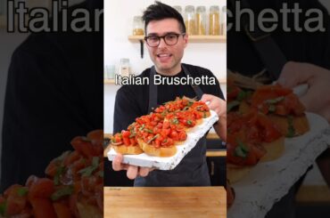 Italian Bruschetta (appetizer and side dish idea)