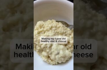 HEALTHY TODDLER FOOD | Healthy mac & cheese recipe #healthyrecipes