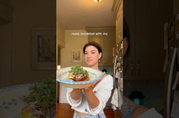 Breakfast with homemade bread