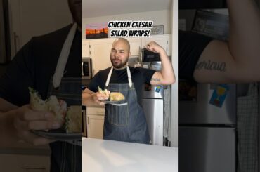 Easy & delicious Chicken Caesar Salad Wraps! Perfect for meal prep or a light lunch on busy days.