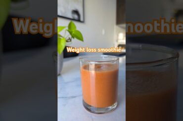 Weight loss smoothie, low in calories and super healthy #carrotbananadates #healthysmoothierecipes